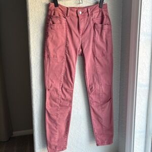 DL1961‎ Womens Ankle Mid Rise Skinny Jeans 28 Rose Pink Instasculpt Florence